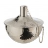 Nerezová olejová stolní lampa jemně tepaná - Ø15*14cm
Materiál : nerezová ocelBarva : stříbrnáHmotnost: 0,38 kg