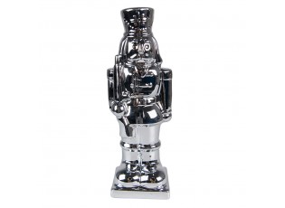 Dekorace louskáček Stříbrný 8*7*23 cm - 8*7*23 cm