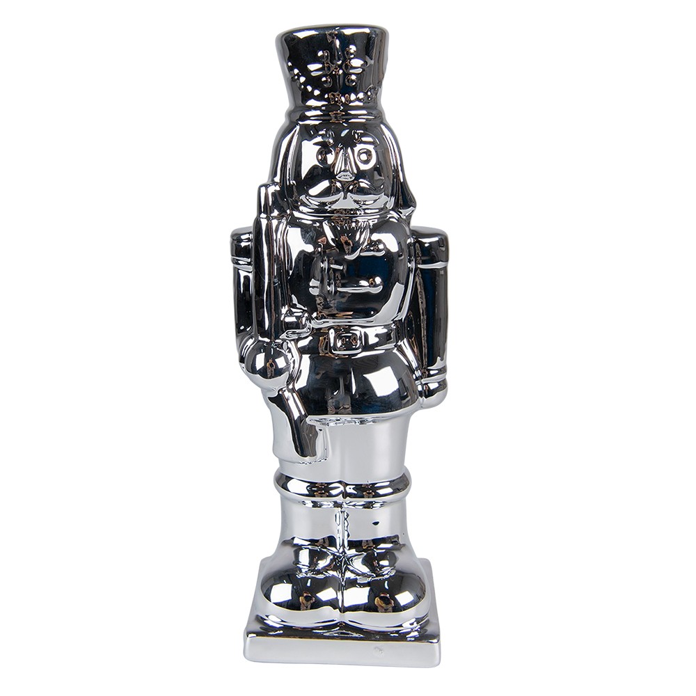 Dekorace louskáček Stříbrný 8*7*23 cm - 8*7*23 cm