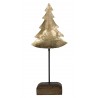 Dekorace zlatý antik kovový stromek na dřevěném podstavci - 14*10*35cm

Barva: Hnědá, zlatá antik
Materiál: dřevo, kov
