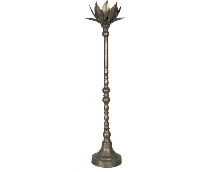 Bronzový kovový svícen Onfroi – Ø 17*74 cm