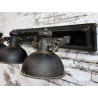 Industriální černé antik kovové nástěnné světlo Fact ceiling - 85*19*30cm / E14 Materiál: kovBarva: černá antik