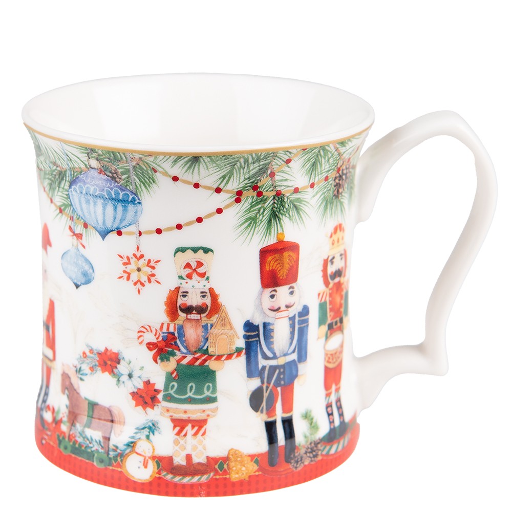 Porcelánový vánoční hrnek s Louskáčky - 13*9*9 cm / 414 ml