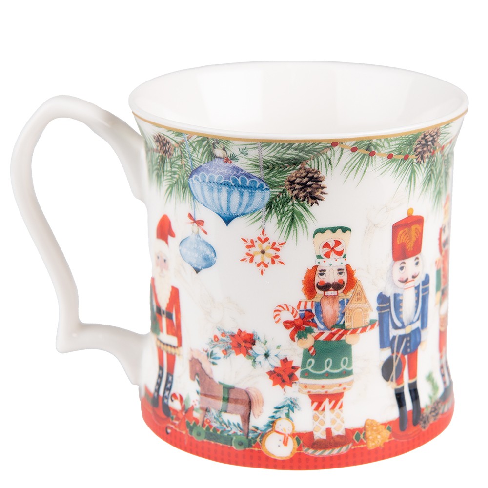 Porcelánový vánoční hrnek s Louskáčky - 13*9*9 cm / 414 ml