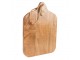 Hnědé dřevěné prkénko s ozdobou Chick Bei - 29*21*5 cm