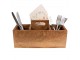 Dřevěný příborník s držadlem a nápisem Cutlery - 30*10*14 cm