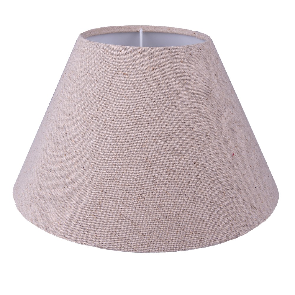 Levně Béžové bavlněné stínidlo na stolní lampu Mrao - Ø23*15 cm / E27 6LAK0537M
