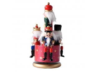 Hrací skříňka - kolotoč Louskáčci - Ø 9*20 cm