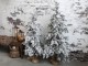 Zasněžený vánoční stromek v jutě Fleur Fir Snow - 150cm