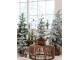 Zasněžený vánoční stromek v jutě Fleur Fir Snow - 150cm