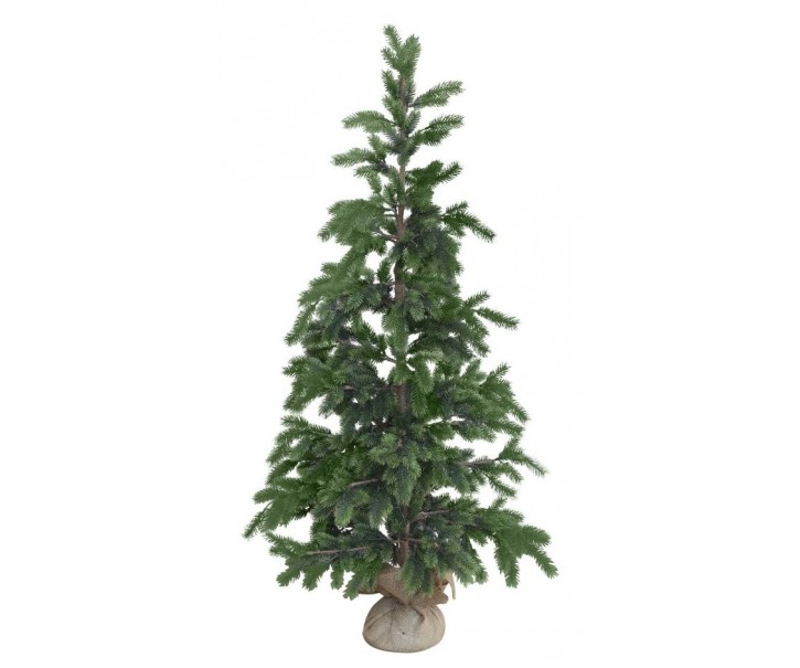 Zelený vánoční stromek v jutě Fleur Fir - 150cm