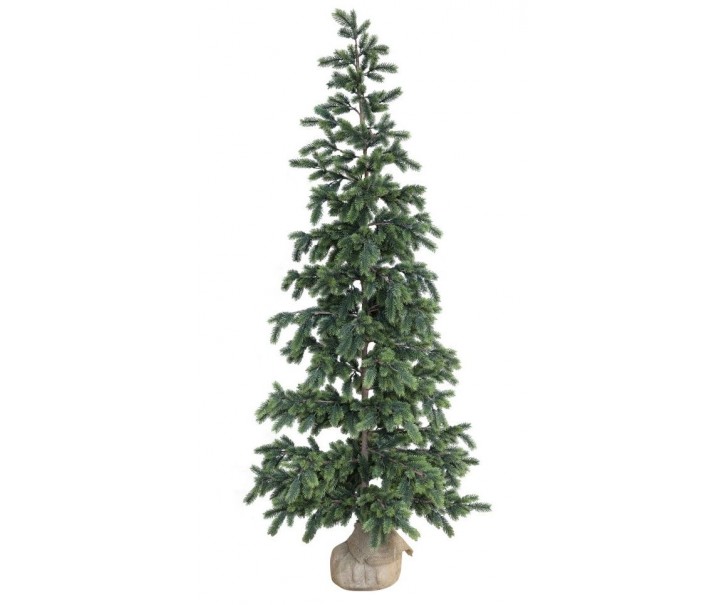 Zelený vánoční stromek v jutě Fleur Fir - 210cm