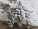 Zasněžený vánoční stromek v jutě Fleur Fir Snow - 30cm