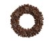 Přírodní věnec ze šišek a glitry Pine Cones - Ø 48 cm