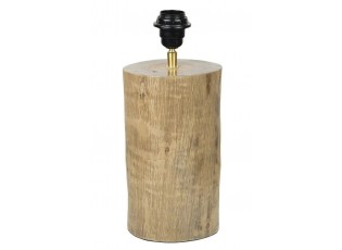 Dřevěná základna ke stolní lampě Eukalyptus - 15*13*25cm/ E27