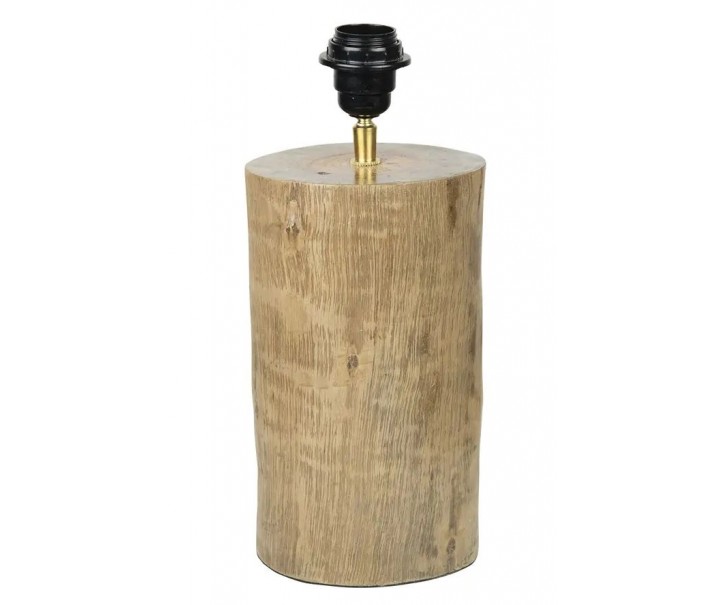 Dřevěná základna ke stolní lampě Eukalyptus - 15*13*25cm/ E27