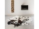 3 barevný koberec hovězí kůže Bos Taurus bílá, černá, hnědá - 180*250*0,3cm