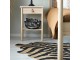 Černo-hnědý jutový koberec Zebra - 150*170*1cm