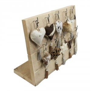 Dřevěný display na přívěsky na klíče - 55*40*19cm