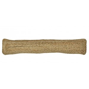 Přírodní jutový dlouhý polštář k oknu a ke dvěřím - 20*85*10cm