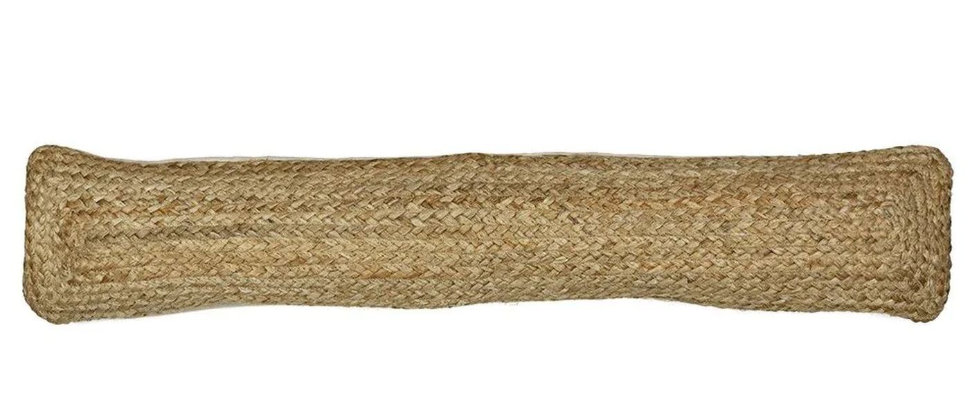 Přírodní jutový dlouhý polštář k oknu a ke dvěřím - 20*85*10cm