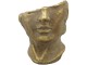 Bronzovo - hnědý antik květináč dívka Bronie - 15*15*18 cm