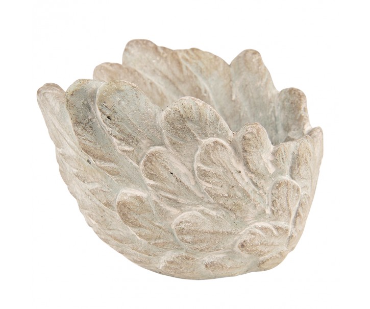 Květináč uvnitř šedý 20*13 cm - Ř 20*13 cm Clayre & Eef