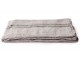 Hnědý pléd /přehoz s třásněmi Fringe  - 130*170 cm