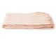 Lososový lněný ubrus s jemnými třásněmi Chavier - 140*220cm