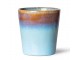 Modrý retro hrnek na kávu Coffee 70s Lagune - Ø7,5*8cm / 180ml 