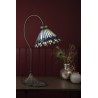 Stolní Tiffany lampa Karlotta - Ø 20*51 cm E14/max 1*40W
 Barva: vícebarevnáMateriál: opálové sklo /polyresin
Hmotnost: 1,111 kg