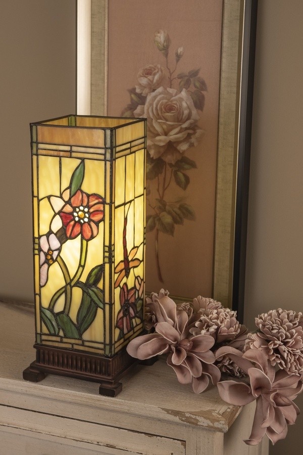Stolní lampa Tiffany Cappa - 18*45 cm 1x E27 / Max 40W