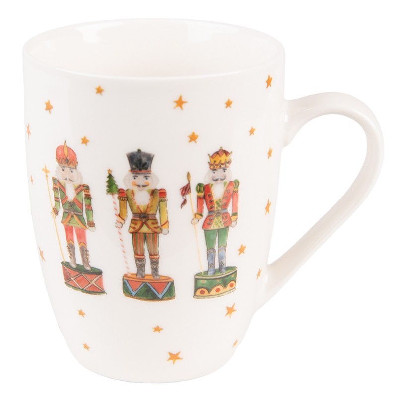 Porcelánový vánoční hrnek s Louskáčky Happy Little Christmas - 12*8*10 cm / 300 ml