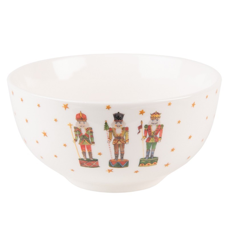 Porcelánová miska s Louskáčky Happy Little Christmas - Ø 14*7 cm / 500 ml