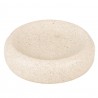 Béžová kulatá keramická miska na mýdlo Fyo - Ø11*3 cm Barva: BéžováMateriál: keramikaHmotnost: 0,38 kg