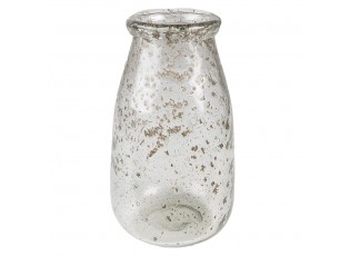 Skleněná transparentní foukaná váza Sandy - Ø 11*20 cm