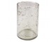 Skleněná transparentní foukaná váza Sandy - Ø 10*15 cm