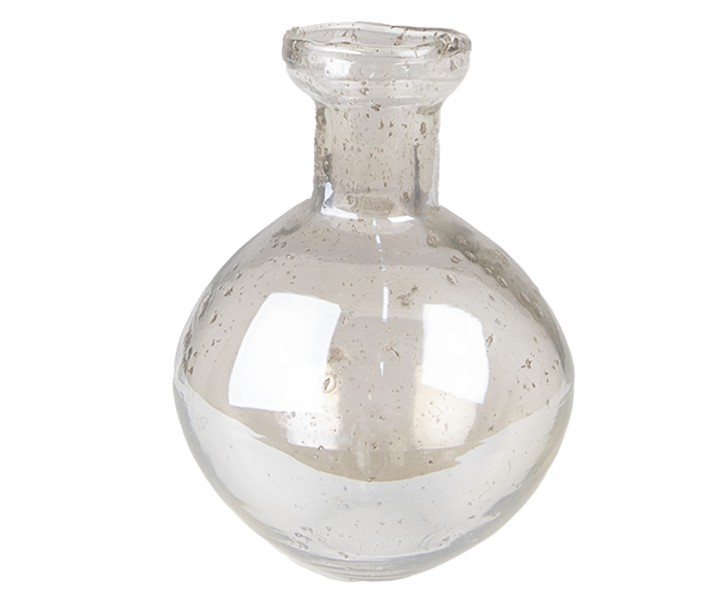 Skleněná transparentní foukaná váza Sandy - Ø 10*15 cm