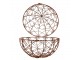 Rezavá kovová dekorační koule s otvíráním Loren - Ø 30 cm