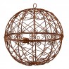 Rezavá kovová dekorační koule s otvíráním Loren - Ø 20 cmMateriál: kovBarva: rezaváHmotnost: 0,58 kg