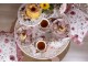 Porcelánový šálek s podšálkem Bird Rosé - 11*9*6 / Ø 15*2 cm / 200 ml