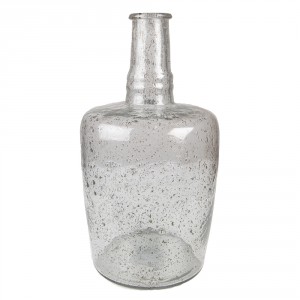 Skleněná transparentní foukaná váza Sandy - Ø 21*38 cm