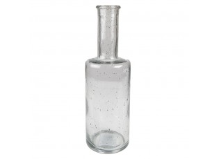 Skleněná transparentní foukaná váza Sandy - Ø 11*34 cm