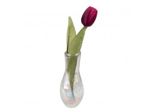 Skleněná transparentní váza Milia - Ø 6*13 cm