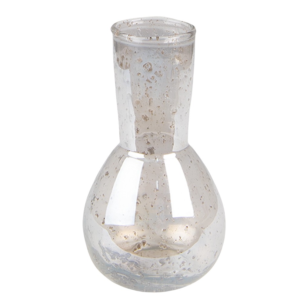 Skleněná transparentní váza Milia - Ø 7*14 cm Clayre & Eef
