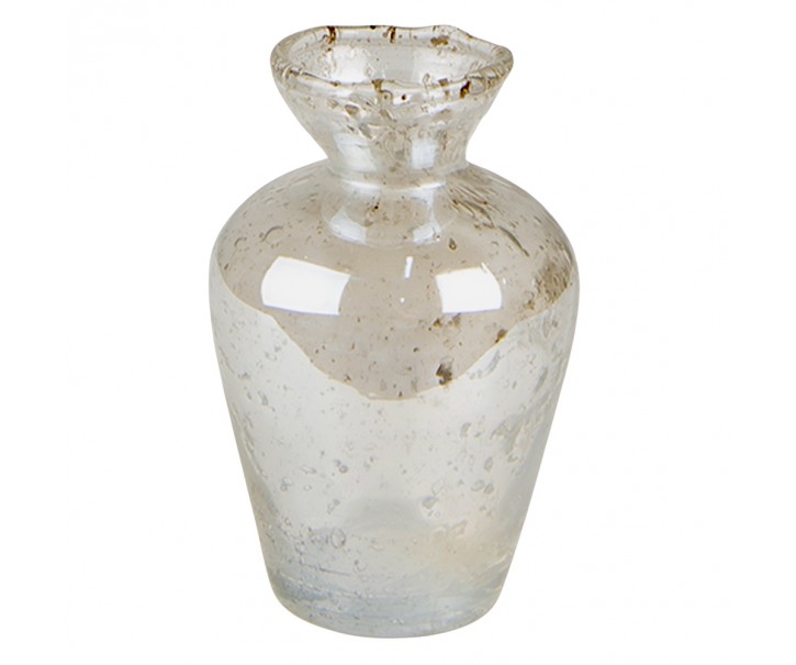 Skleněná transparentní váza Milia - Ø 6*10 cm