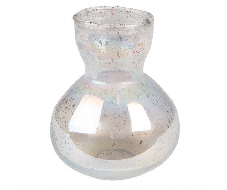 Skleněná transparentní váza Milia - Ø 8*11 cm