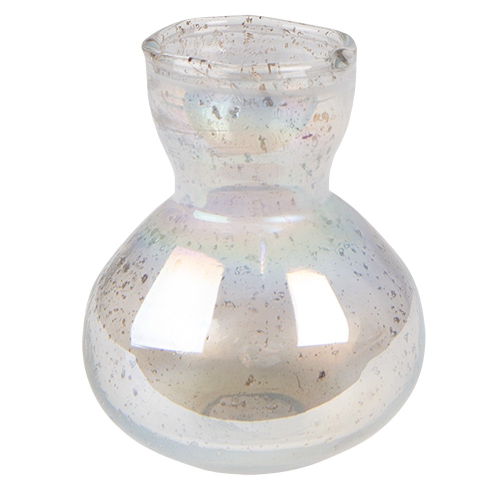 Skleněná transparentní váza Milia - Ø 8*11 cm Clayre & Eef
