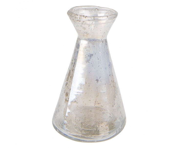 Skleněná transparentní váza Milia - Ø 6*11 cm