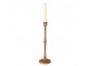 Mosazný antik kovový svícen Beini na úzkou svíčku - Ø 10*35 cm